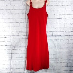 🔵BOGO FREE🔵 Jolibel Maxi Dress Red Sleeveless Occasion Dressy Casual Sz 16